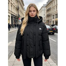 Фотография Куртка женская демисезонная B0523 black р.M-2XL "Jacket" недорого оптом от прямого поставщика