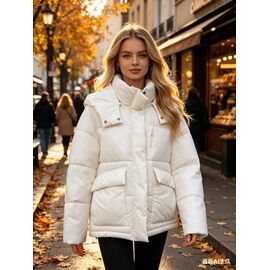 Фотография Куртка женская демисезонная B26078 white р.42-46 "Jacket" недорого оптом от прямого поставщика