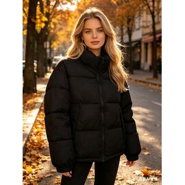 Фотография Куртка женская демисезонная B816 black р.S-XL "Jacket" недорого оптом от прямого поставщика