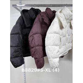 Фотография Куртка женская демисезонная B8829 white р.S-XL "Jacket" недорого оптом от прямого поставщика