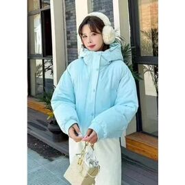 Фотография Куртка женская демисезонная B938 l.blue р.S-XL "Jacket" недорого оптом от прямого поставщика