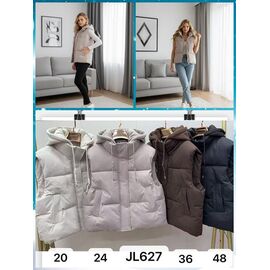 Жилетка жіноча JL627-36 brown р.M-2XL "Dorimodes" недорого оптом від прямого постачальника