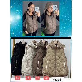 Жилетка жіноча JL9002-1 brown р.M-2XL "Dorimodes" недорого оптом від прямого постачальника