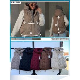 Жилетка жіноча JL912M beige р.M-2XL "Dorimodes" недорого оптом від прямого постачальника