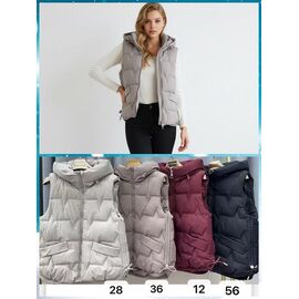 Жилетка жіноча JL9136-28 grey р.M-2XL "Dorimodes" недорого оптом від прямого постачальника
