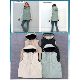 Жилетка жіноча JL9686 l.beige р.M-2XL "Dorimodes" недорого оптом від прямого постачальника