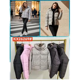 Куртка жіноча демісезонна KX26269 black р.M-2XL "Dorimodes" недорого оптом від прямого постачальника