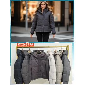 Фотография Куртка женская демисезонная KX26579 l.grey р.M-2XL "Dorimodes" недорого оптом от прямого поставщика