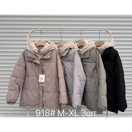 Куртка жіноча демісезонна 918 l.grey р.M-XL "Yafeier" недорого оптом від прямого постачальника