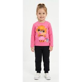 Костюм дитячий на дівчинку 5180 pink р.1-4 "MALIBU" недорого оптом від прямого постачальника