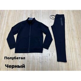 Костюм спортивний чоловічий NV2219 black р.L-4XL "Navas" недорого оптом від прямого постачальника