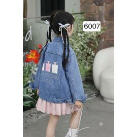 Фотография Куртка детская демисезонная на девочку 6007 blue р.8-12 "Фунтик" недорого оптом от прямого поставщика
