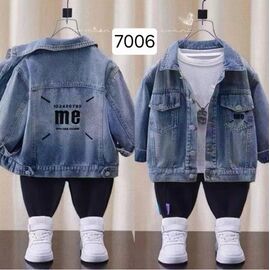 Фотография Куртка детская демисезонная на мальчика 7006 blue р.3-7 "Фунтик" недорого оптом от прямого поставщика
