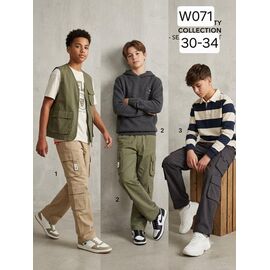 Фотография Штаны детские спортивные на мальчика W071 grey р.10-14 "Фунтик" недорого оптом от прямого поставщика