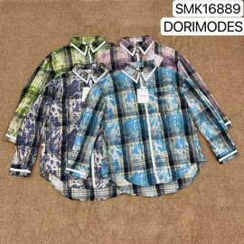 Фотография Рубашка женская SMK16899 mix р.S-L "FLORA" недорого оптом от прямого поставщика