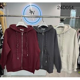 Кофта спортивна жіноча тепла 24D054 mix р.M-XL "Saint Wish" недорого оптом від прямого постачальника