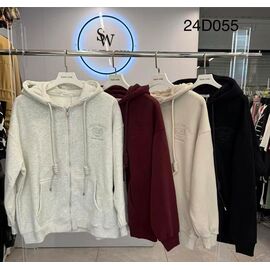 Кофта спортивна жіноча тепла 24D055 mix р.M-XL "Saint Wish" недорого оптом від прямого постачальника