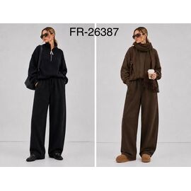 Штани жіночі утеплені 26387 brown р.L-2XL "Saint Wish" недорого оптом від прямого постачальника