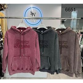Худі жіноче 6651 mix р.M-XL "Saint Wish" недорого оптом від прямого постачальника