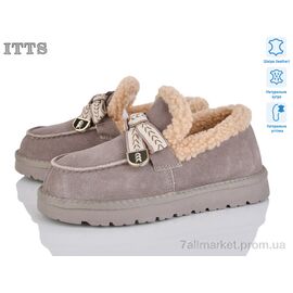 Туфлі жіночі стильні Зима 3310-21 (6 пар р.36-41) "ITTS" недорого оптом від прямого постачальника