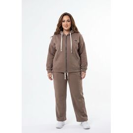 Фотография Костюм спортивный женский тёплый 06 beige р.44-52 "VICTORY" недорого оптом от прямого поставщика