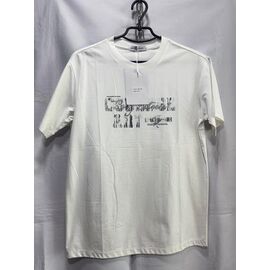 Футболка чоловіча MH966 white р.M-3XL "WELL" недорого оптом від прямого постачальника