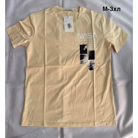Футболка чоловіча MH989 beige р.M-3XL "WELL" недорого оптом від прямого постачальника