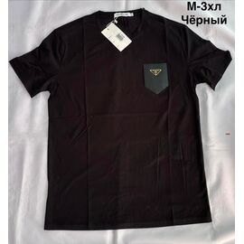 Футболка чоловіча MH993 black р.M-3XL "WELL" недорого оптом від прямого постачальника