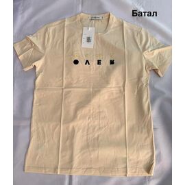 Футболка чоловіча MH998 beige р.4XL-6XL "WELL" недорого оптом від прямого постачальника