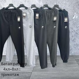 Штани спортивні чоловічі H1555 black р.4XL-8XL "Hai" недорого оптом від прямого постачальника