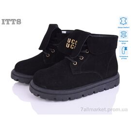Черевики жіночі стильні Зима N052-1 (6 пар р.36-41) "ITTS" недорого оптом від прямого постачальника
