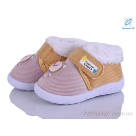 Фотография Пинетки зима 903 pink LED (12 пар р.16-21) "KEWK" недорого оптом от прямого поставщика