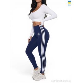 Фотография Лосинсы женские Весна/осень 5253-1 синій (4 шт. р.сетка S-XL) "Sport style" недорого оптом от прямого поставщика