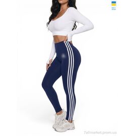 Фотография Лосинсы женские Весна/осень 50253-1 синій (4 шт. р.сетка 2XL-5XL) "Sport style" недорого оптом от прямого поставщика
