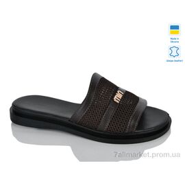 Шльопанці жіночі полегшені Літо 97 корич.к.т. (6 пар р.36-40) "Sali" недорого оптом від прямого постачальника