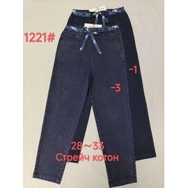 Фотография Джинсы женские 1221-1 black р.28-33 "Immei" недорого оптом от прямого поставщика