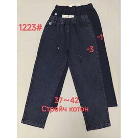 Фотография Джинсы женские 1223-3 navy р.37-42 "Immei" недорого оптом от прямого поставщика
