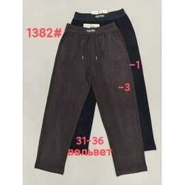 Фотография Штаны спортивные женские 1382-3 brown р.31-36 "Immei" недорого оптом от прямого поставщика