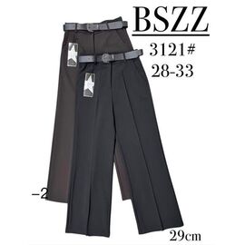 Брюки жіночі 3121 black р.28-33 "Immei" недорого оптом від прямого постачальника