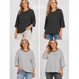 Светр жіночий 6638 black р.2XL-5XL "Immei" недорого оптом від прямого постачальника