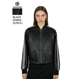 Куртка жіноча демісезонна W8892 black р.S-L "Immei" недорого оптом від прямого постачальника