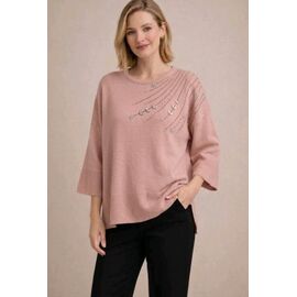 Светр жіночий JL1295 beige р.52-54 "Julia" недорого оптом від прямого постачальника