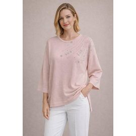 Светр жіночий JL1299 l.pink р.52-54 "Julia" недорого оптом від прямого постачальника