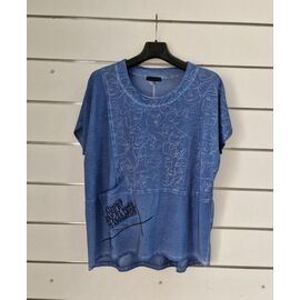 Фотография Футболка женская JL1312 blue р.46-50 "Julia" недорого оптом от прямого поставщика
