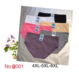 Труси жіночі 8001 mix котон р.4XL-6XL "Алия" недорого оптом від прямого постачальника