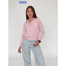 Светр жіночий 0886 pink р.44-48 "FSN" недорого оптом від прямого постачальника