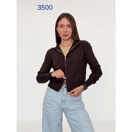 Кофта жіноча 3500 brown р.44-48 "FSN" недорого оптом від прямого постачальника
