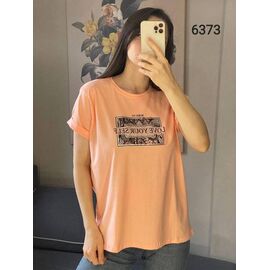 футболка жіноча 6373 orange р.46-52 "FSN" недорого оптом від прямого постачальника