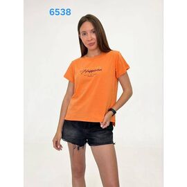 футболка жіноча 6538 orange р.44-48 "FSN" недорого оптом від прямого постачальника