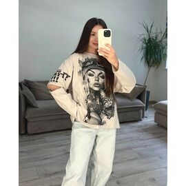 Светр жіночий 38 beige р.42-48 "VLADISLAVA" недорого оптом від прямого постачальника